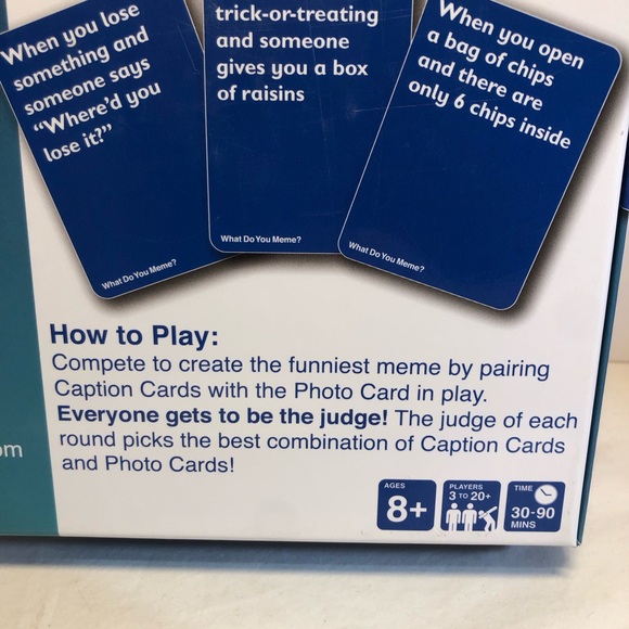 WHAT DO YOU MEME? FAMILY EDITION Complete Game 365 Cards + Easel - Picture 5 of 10